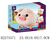 S/C CUTE PIGGY W/MUSIC&LIGHT(SPING DANCING、WALK、SING、RECORD FUNCTION)（NOT INCLUDE BATTERY)